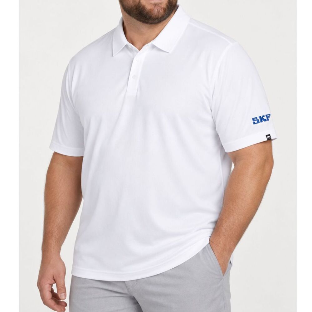 NWT TravisMathew Oceanside Solid Polo 3XL Golf Performance Embroidered SKF